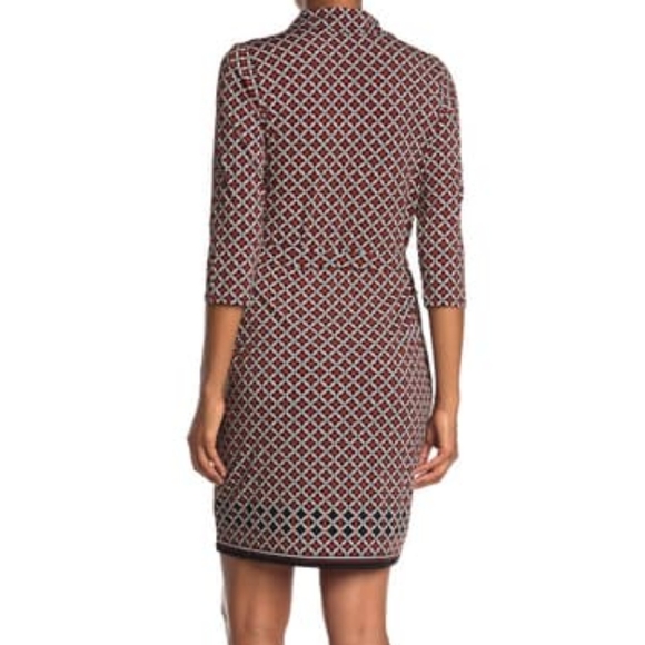 Max Studio Printed BlkCotta Ring chain Shirtdress - Picture 2 of 6